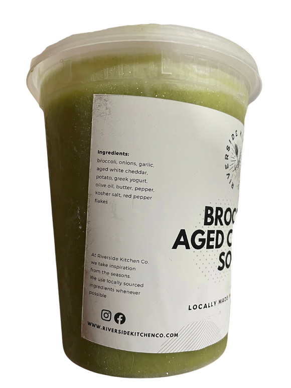 Broccoli Aged Cheddar Soup - FROZEN