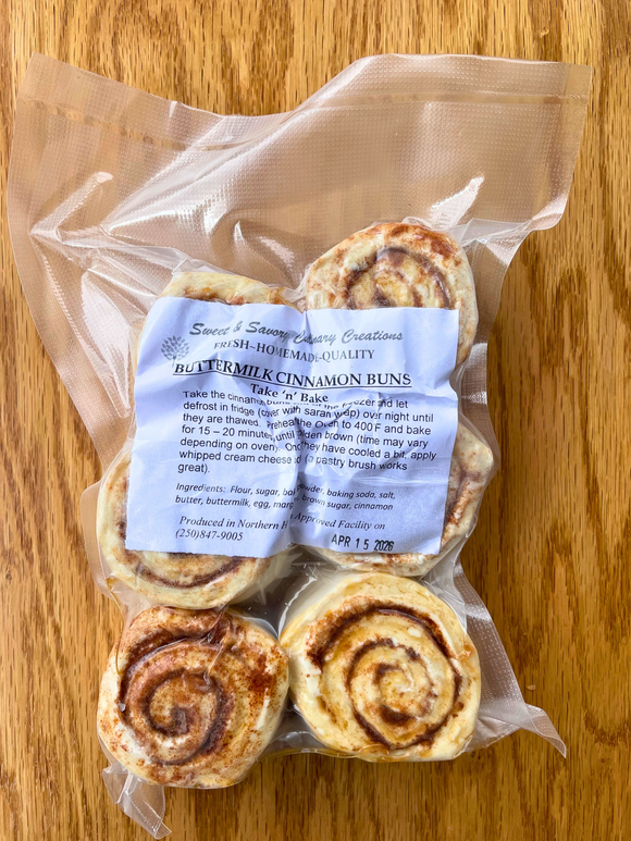 Buttermilk Cinnamon Buns - FROZEN