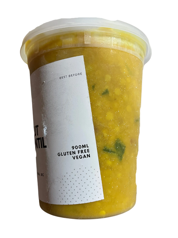 Coconut Curry Lentil Soup - FROZEN