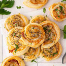 Ham & Cheddar Swirls with Brown Sugar Glaze - FROZEN-2