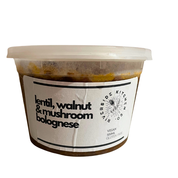 Lentil, Walnut & Mushroom Bolognese