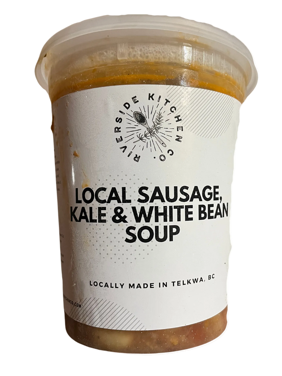 Local Sausage, Kale & White Bean Soup - FROZEN