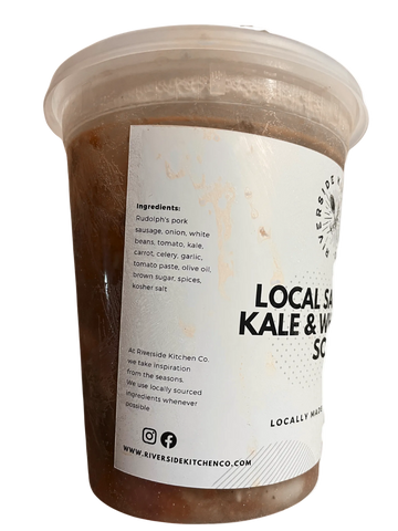 Local Sausage, Kale & White Bean Soup - FROZEN - 0