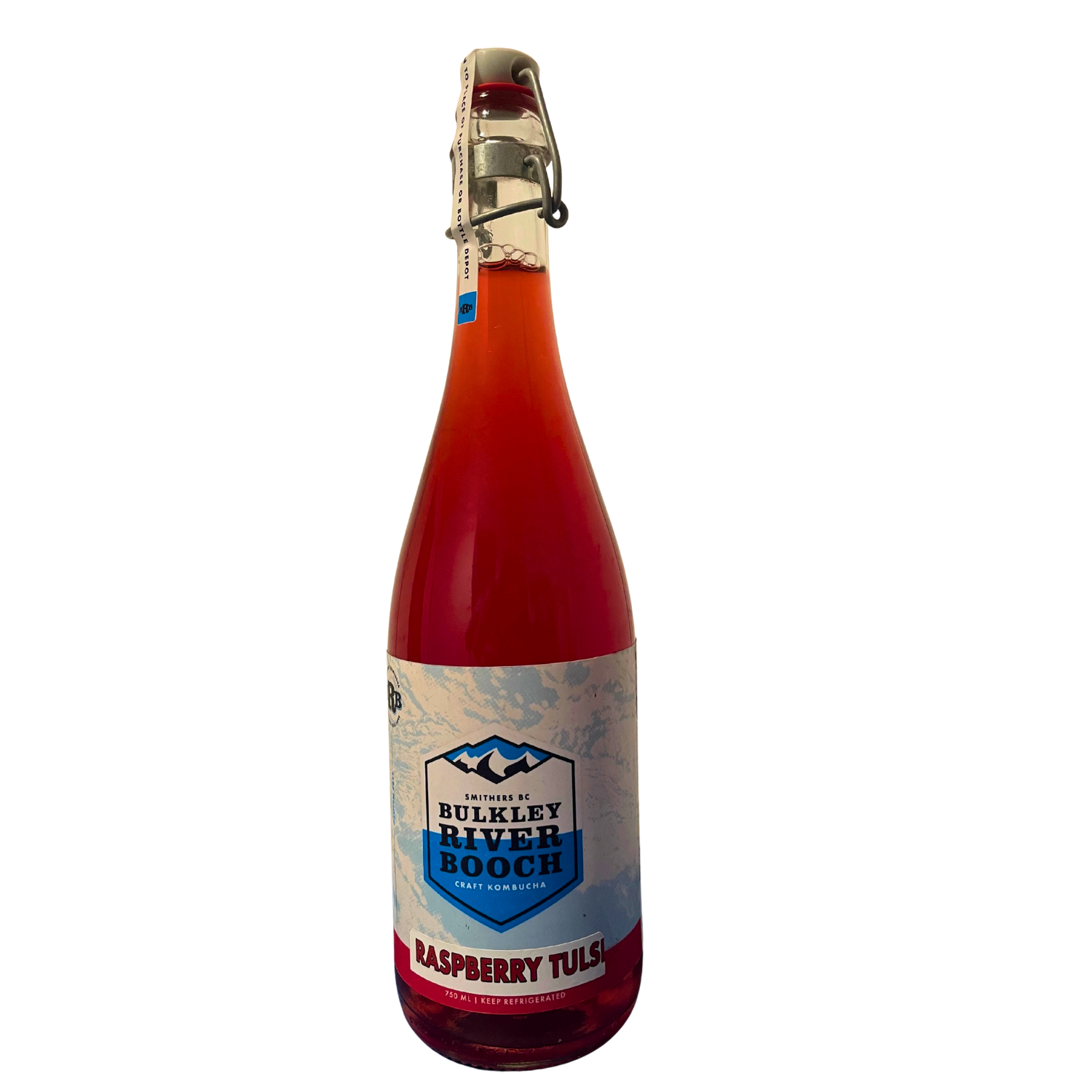 Raspberry Tulsi Kombucha
