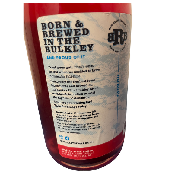 Raspberry Tulsi Kombucha