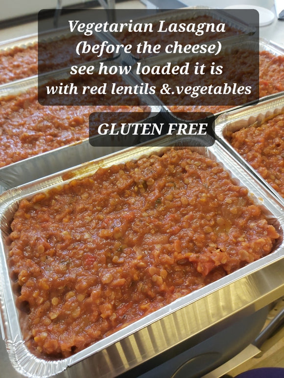 GLUTEN FREE + VEGETARIAN Lasagna - FROZEN
