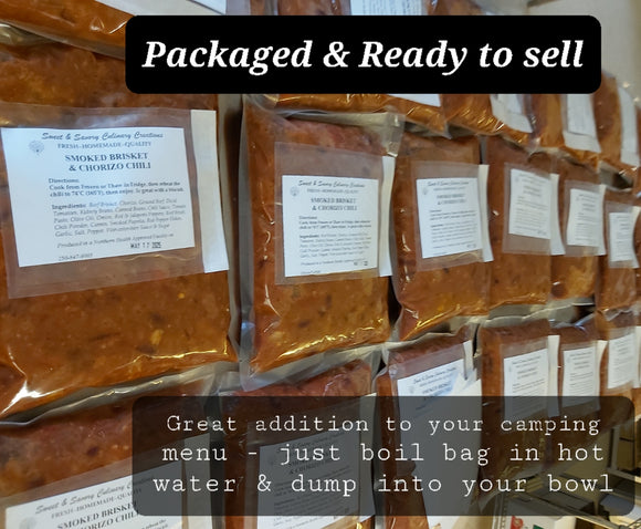 Smoked Local Brisket & Chorizo Chilli