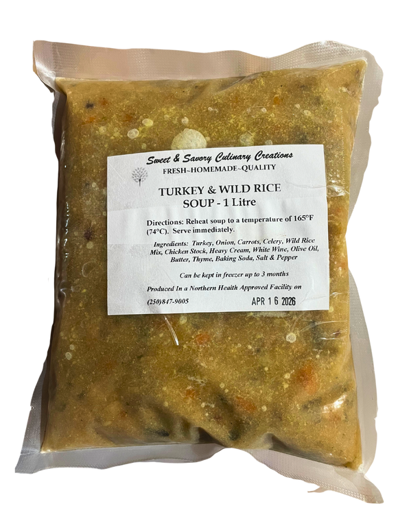 Turkey & Wild Rice Soup - FROZEN